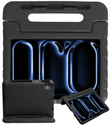 iPad Pro 2024 (11 inch) Kinderhoes Shockabsorberend Foam - Zwart
