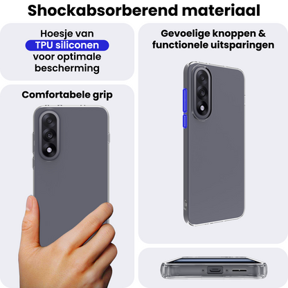 OnePlus Nord 5 Hoesje Siliconen Backcover Lichtgewicht - Transparant