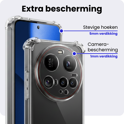 Xiaomi 15 Ultra Hoesje Shockproof Backcover Siliconen - Transparant