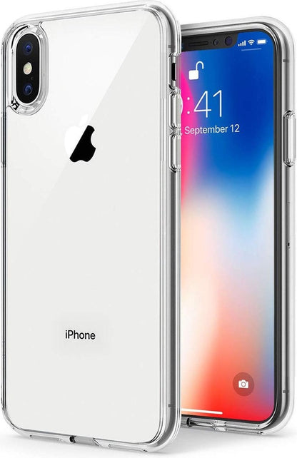 iPhone X Hoesje Siliconen Backcover Lichtgewicht - Transparant