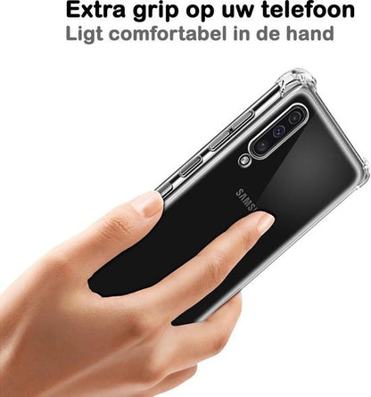 Samsung A20e Hoesje Shockproof Backcover Siliconen - Transparant