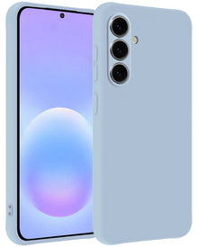 Samsung A57 Hoesje Siliconen Backcover Lichtgewicht - Lichtblauw