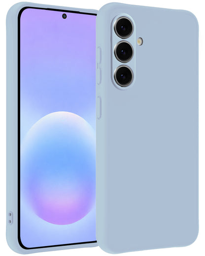 Samsung A57 Hoesje Siliconen Backcover Lichtgewicht - Lichtblauw
