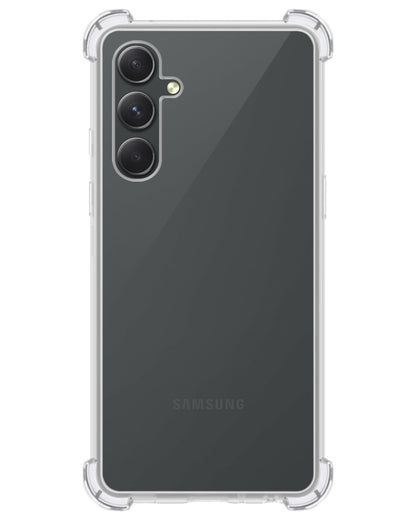 Samsung A14 Hoesje Shockproof Backcover Siliconen - Transparant