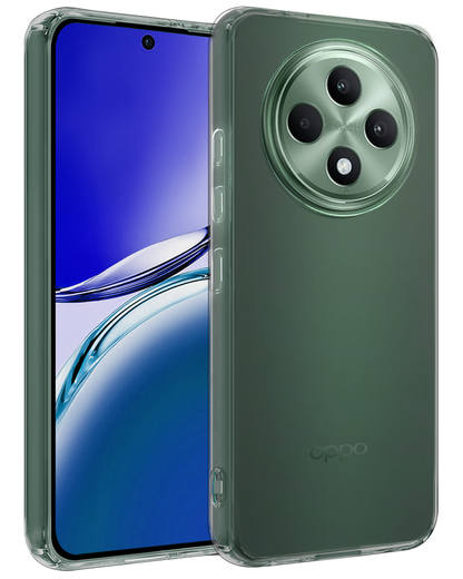 Oppo Reno 12 F Hoesje Siliconen Backcover Lichtgewicht - Transparant