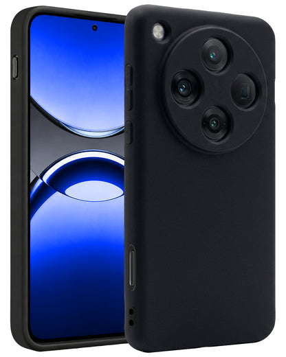 OPPO Find X8 Pro Hoesje Siliconen Backcover Lichtgewicht - Zwart