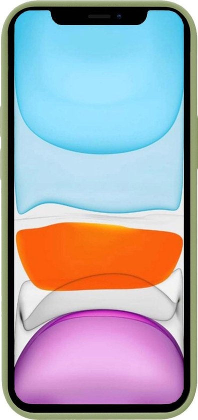 iPhone XR Hoesje Siliconen Backcover Lichtgewicht - Groen