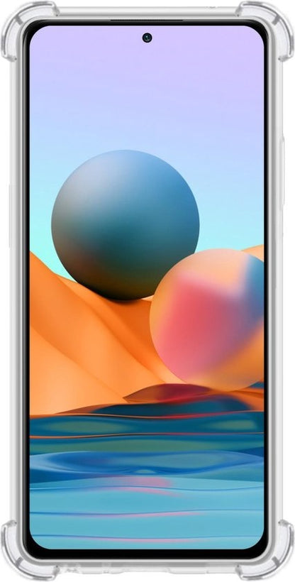 Xiaomi Redmi Note 10 Pro Hoesje Shockproof Backcover Siliconen - Transparant