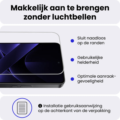 Xiaomi Poco X7 Pro Screenprotector Gehard Glas - Anti-kras