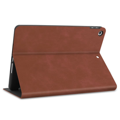 iPad 10.2 2021 Hoesje Hardcover Book Case - Bruin