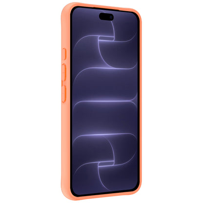 iPhone 18 Pro Max Hoesje Siliconen Backcover Lichtgewicht - Perzik