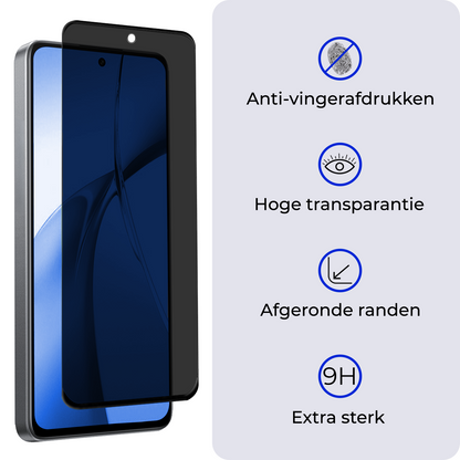 OnePlus Nord CE 4 Screenprotector Gehard Glas - Privacy