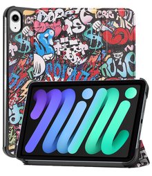 iPad Mini 7 Trifold Bookcase Hoes - Graffity