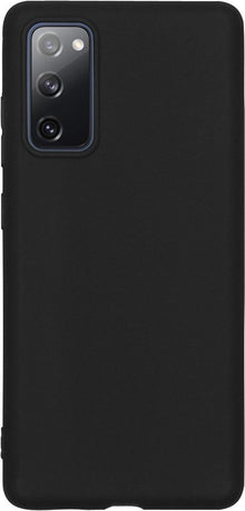 Samsung S20 FE Hoesje Siliconen Backcover Lichtgewicht - Zwart