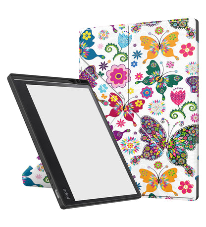Kobo Elipsa 2E Trifold Bookcase Hoes - Vlinders