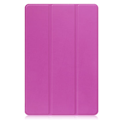 Lenovo Tab P11 Pro Trifold Bookcase Hoes met Penhouder Lenovo Pen - Paars
