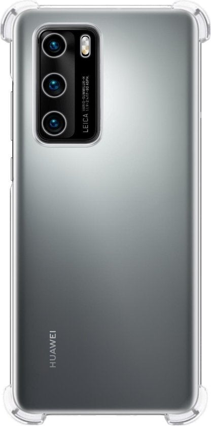 Huawei P40 Hoesje Shock Proof Siliconen - Transparant