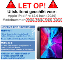 iPad Pro 2020 (12,9 inch) Screenprotector Gehard Glas - Anti-kras