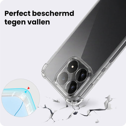 Xiaomi 15T Hoesje Shockproof Backcover Siliconen - Transparant