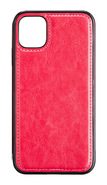 iPhone 13 Mini Hoesje Bookcase Cover Uitneembaar - Donkerroze