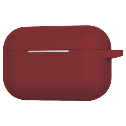 AirPods Pro 2 Hoesje Siliconen Krasbestendig - Wijnrood