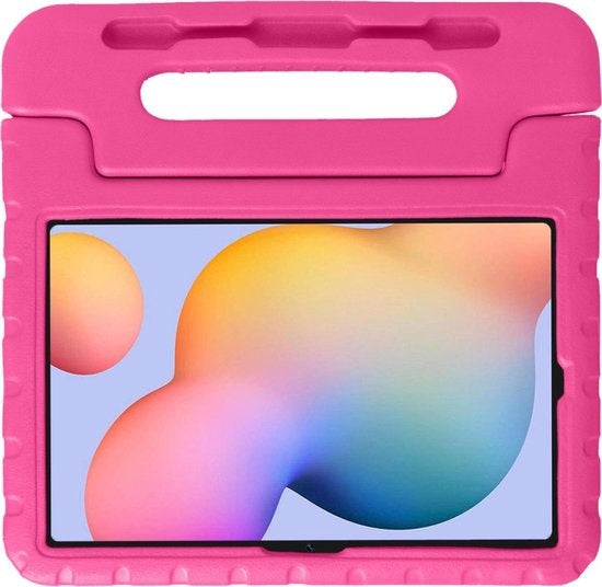 Samsung Galaxy Tab S6 Lite Hoesje Kids Cover Bumper - Roze