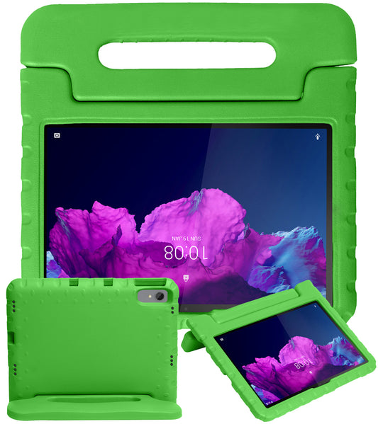 Lenovo Tab P11 Hoesje Kids Cover Bumper - Groen