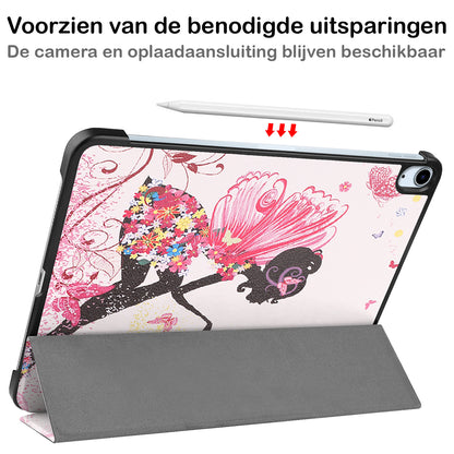 iPad Air 2022 Trifold Bookcase Hoes - Elfje