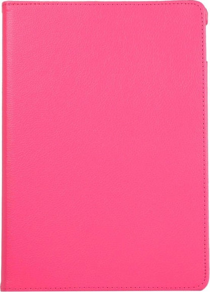 iPad 10.2 2020 Trifold Bookcase Hoes 360 Graden Draaibaar - Donkerroze