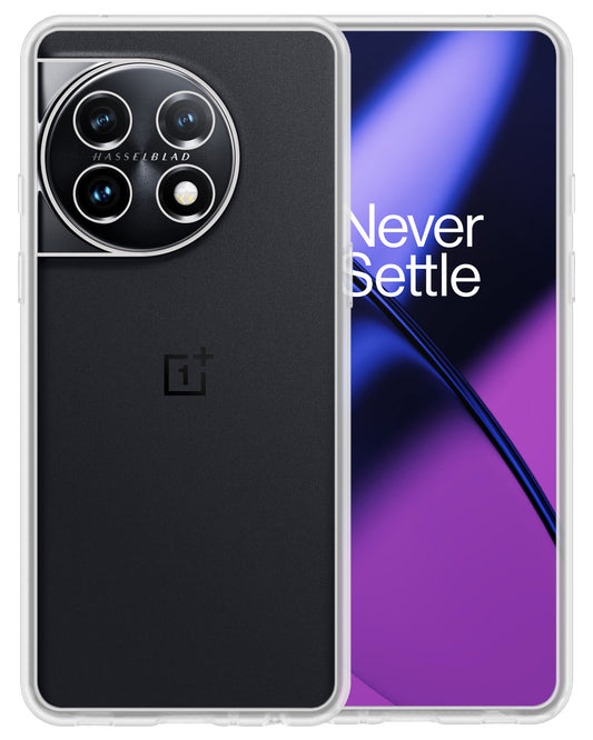 OnePlus 11 Hoesje Siliconen - Transparant