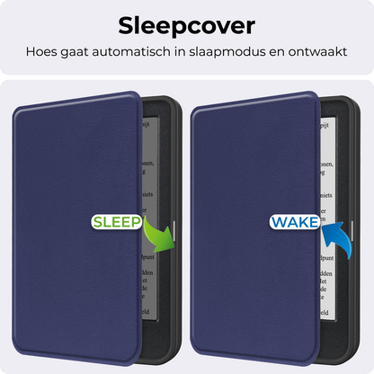 Kobo Clara BW Bookcase Hoes Shockabsorberend - Donkerblauw