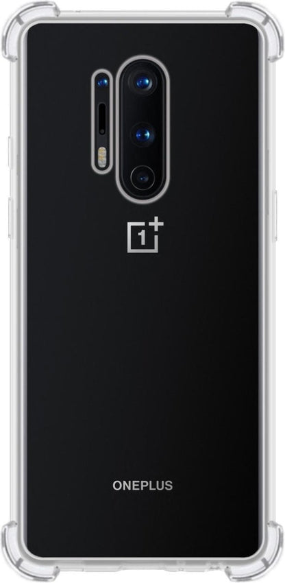 OnePlus 8 Pro Hoesje Shockproof Backcover Siliconen - Transparant