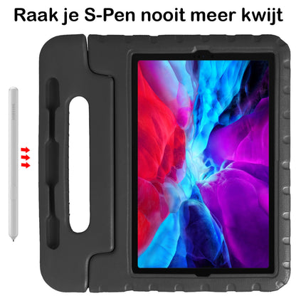 iPad Pro 2021 (11 inch) Kinderhoes Shockabsorberend Foam - Zwart