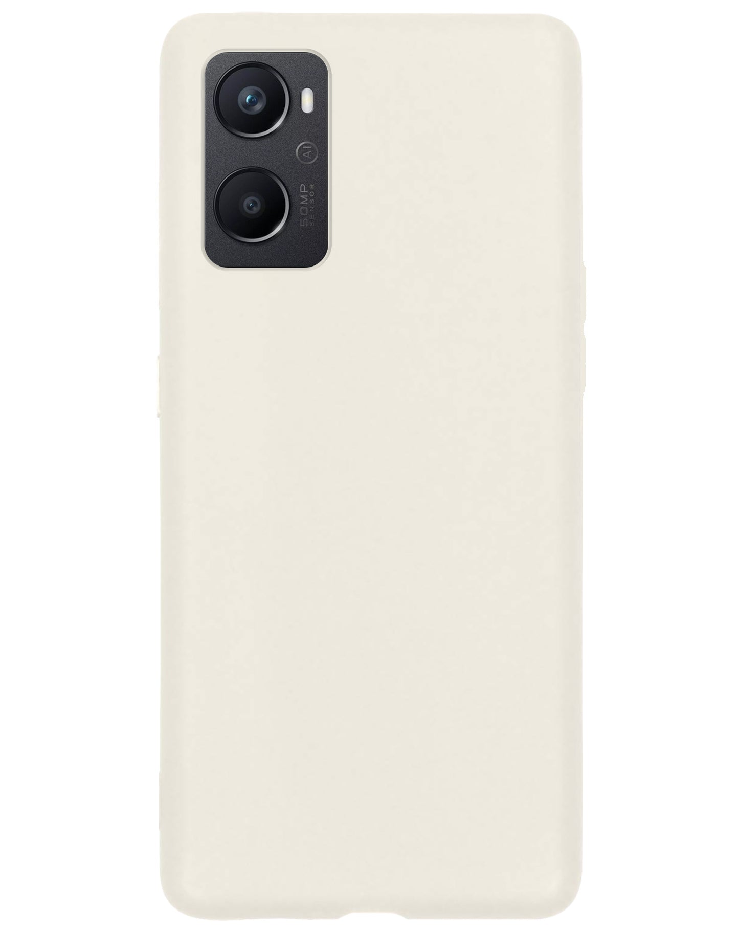 OPPO A96 Hoesje Siliconen - Wit