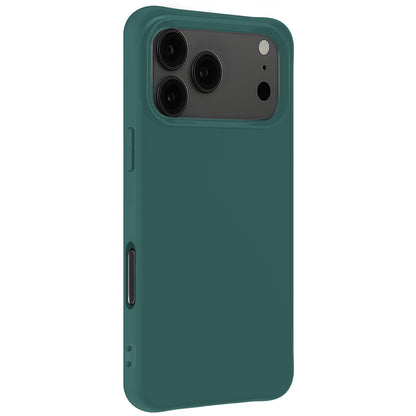 iPhone 17 Pro Hoesje Siliconen Backcover Lichtgewicht - Donkergroen