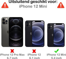iPhone 12 Mini Screenprotector Gehard Glas - Full Screen
