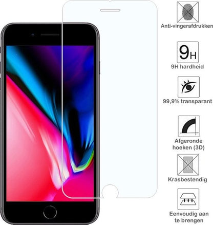 iPhone 8 Plus Screenprotector Gehard Glas - Anti-kras