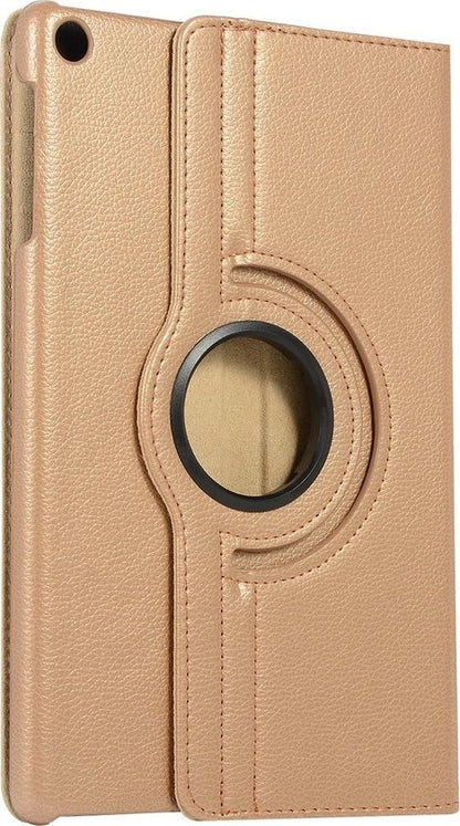 Samsung Galaxy Tab A 10.1 2019 Hoesje 360ðð Draaibare Book Case Kunstleer - Goud