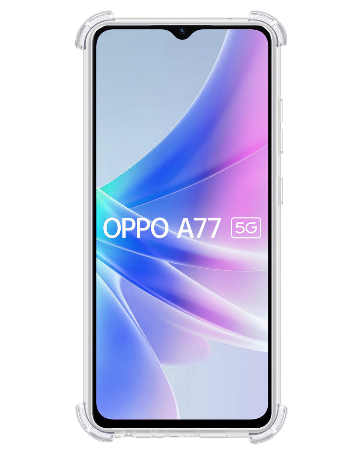 OPPO A77 Hoesje Shock Proof Siliconen - Transparant