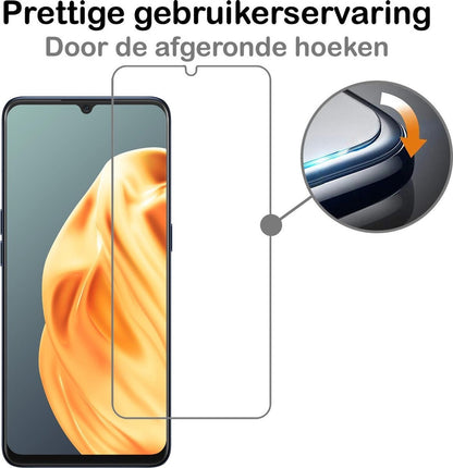 OPPO A91 Screenprotector Gehard Glas - Anti-kras