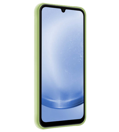 Samsung A25 Hoesje Siliconen Backcover Lichtgewicht - Groen