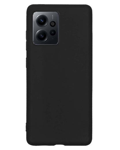 Xiaomi Redmi Note 12 4G Hoesje Siliconen Backcover Lichtgewicht - Zwart