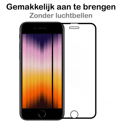 iPhone SE 2022 Screenprotector Gehard Glas - Full Screen