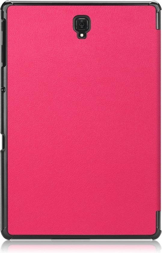 Samsung Galaxy Tab A 10.5 2018 Hoesje Book Case - Donkerroze