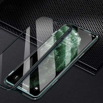 iPhone 13 Pro Max Hoesje met Ingebouwde Screen Protector - Zwart