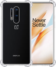 OnePlus 8 Pro Hoesje Shockproof Backcover Siliconen - Transparant