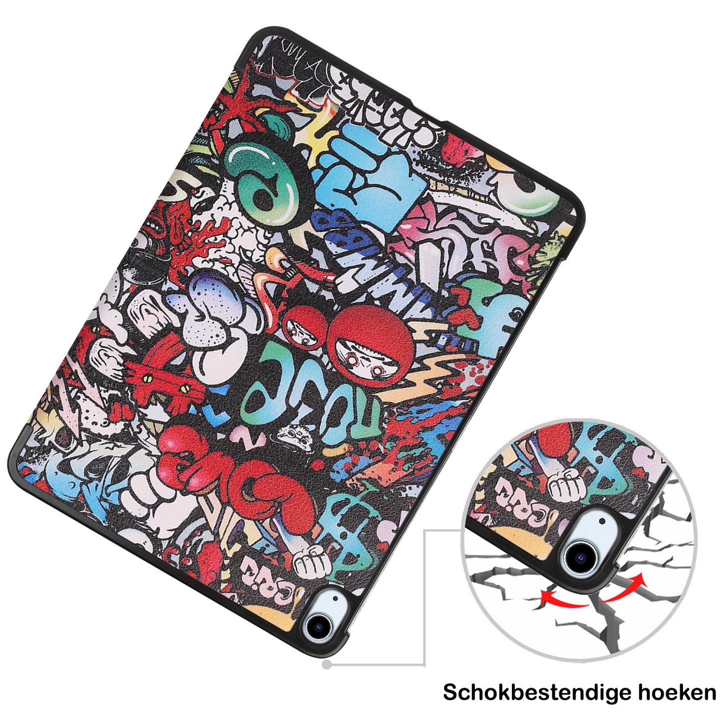 iPad Air 2022 Hoesje Book Case - Graffity