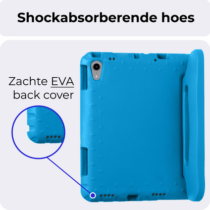 iPad Mini 7 Kinderhoes Shockabsorberend Foam - Blauw