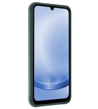 Samsung A25 Hoesje Siliconen Backcover Lichtgewicht - Donkergroen