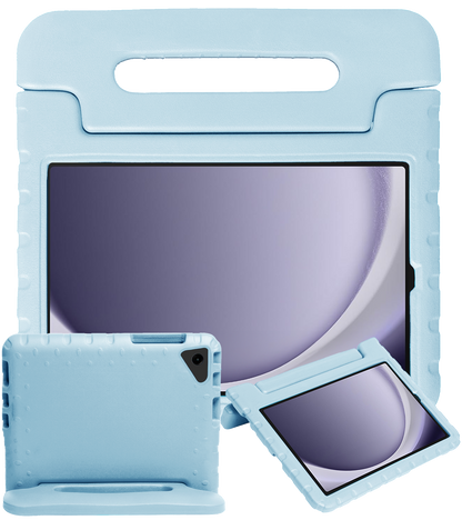 Samsung Galaxy Tab A9 Plus Kinderhoes Shockabsorberend Foam - Sky